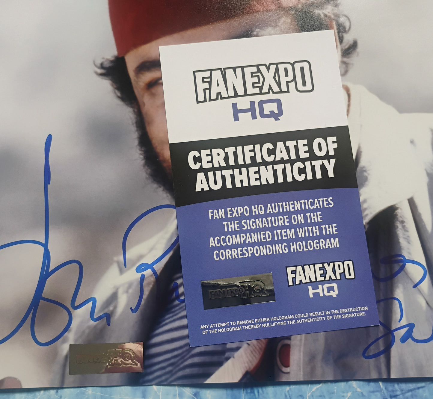 John Rhys-Davies Hand Signed Autograph 8x10 Photo COA Indiana Jones