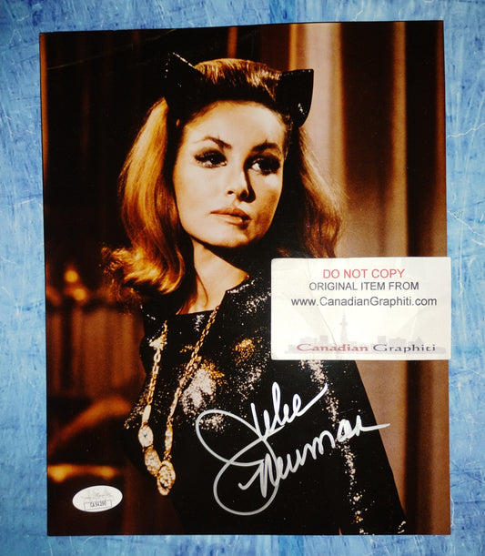 Julie Newmar Hand Signed Autograph 8x10 Photo JSA COA Catwoman