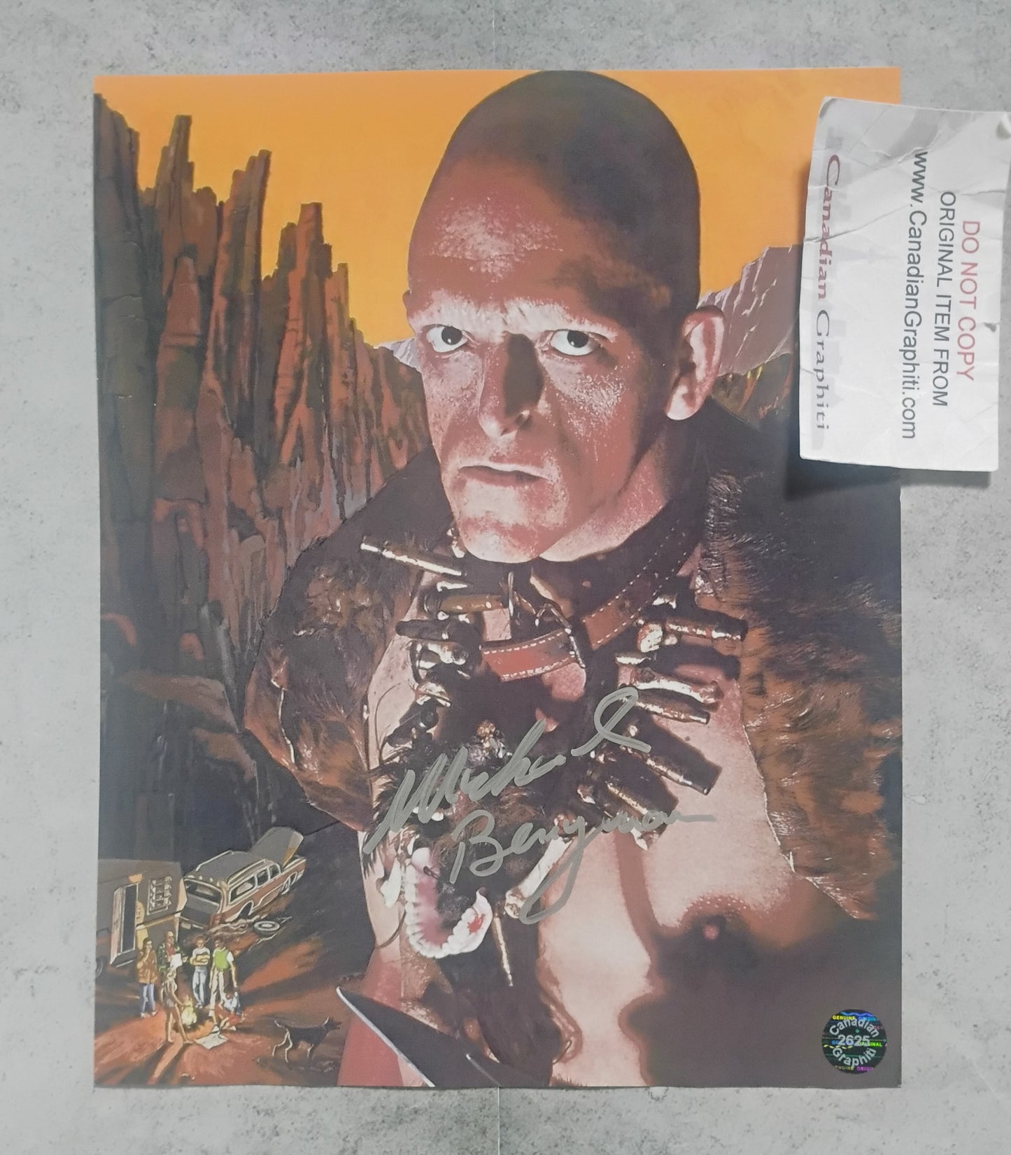 Michael Berryman Hand Signed Autograph 8x10 Photo COA The Hills Have Eyes