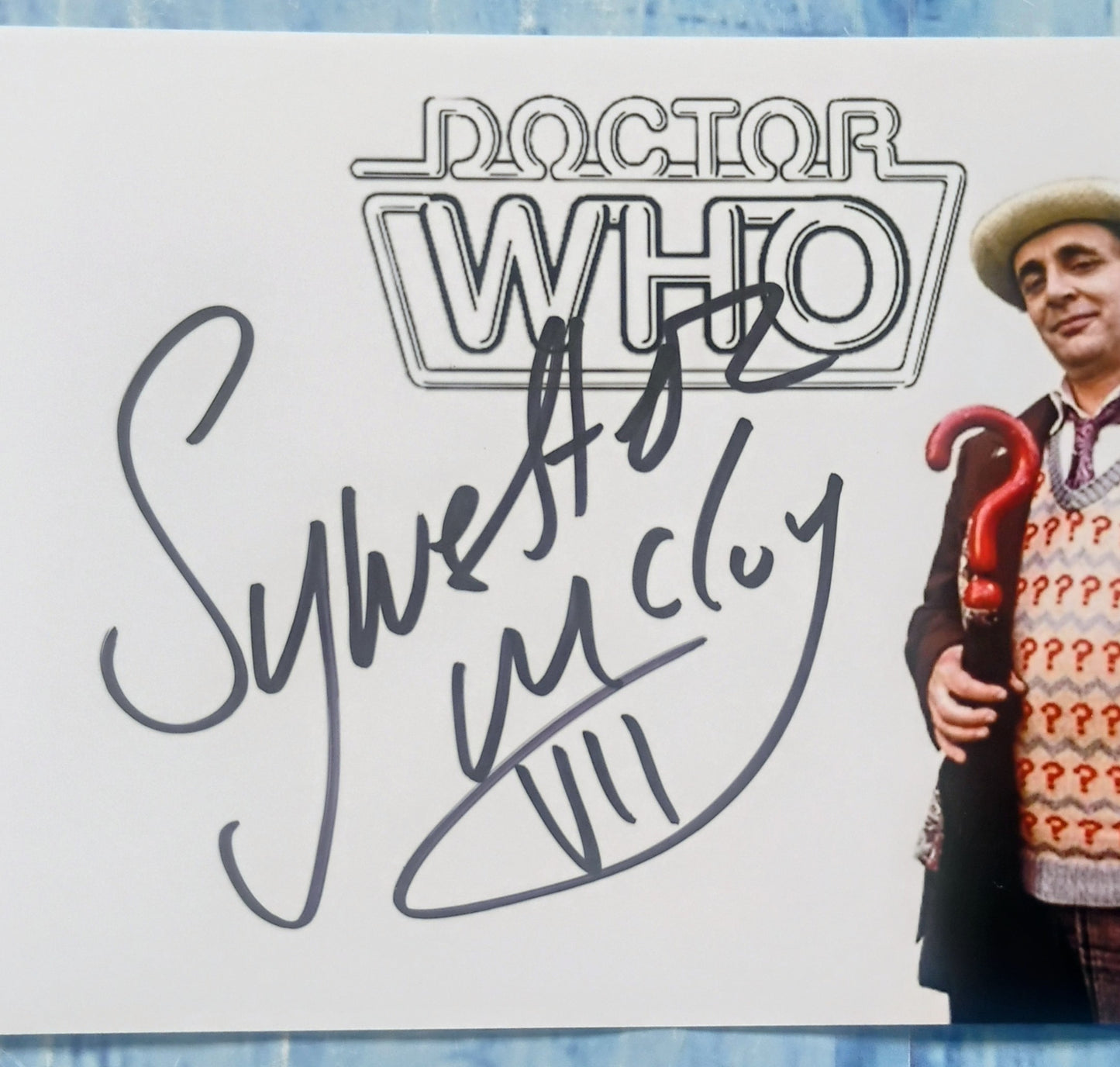 Sylvester McCoy Hand Signed Autograph Photo COA Doctor Who