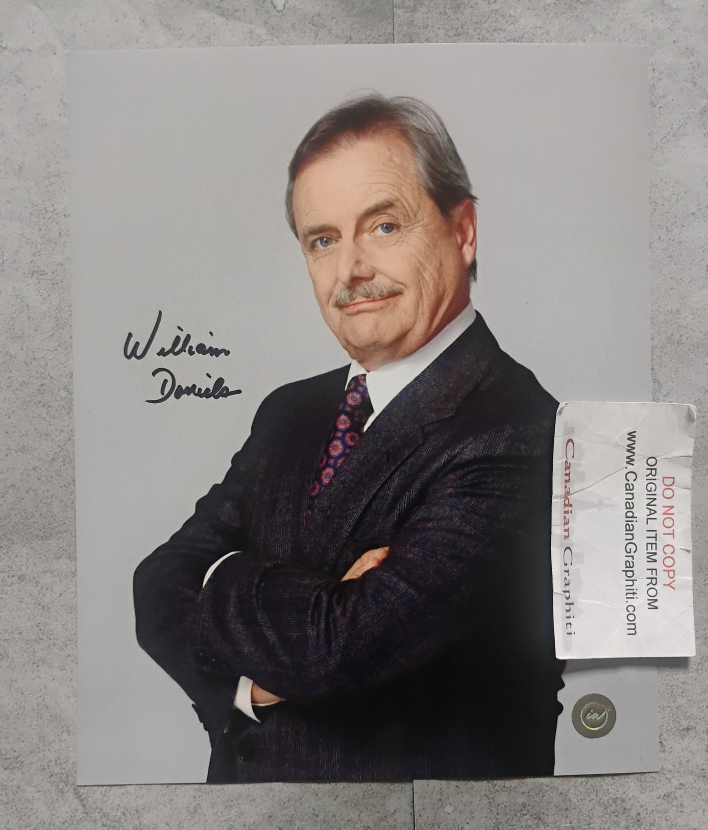 William Daniels Hand Signed Autograph 8x10 Photo COA