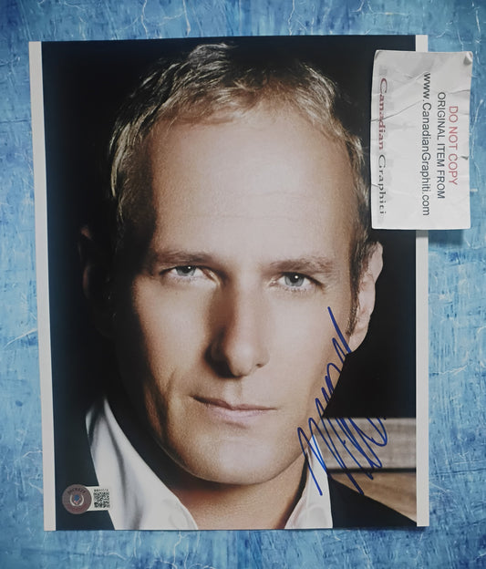Michael Bolton Hand Signed Autograph 8x10 Photo BAS COA