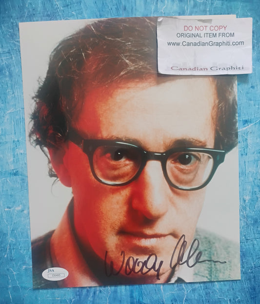 Woody Allen Hand Signed Autograph 8x10 Photo JSA COA