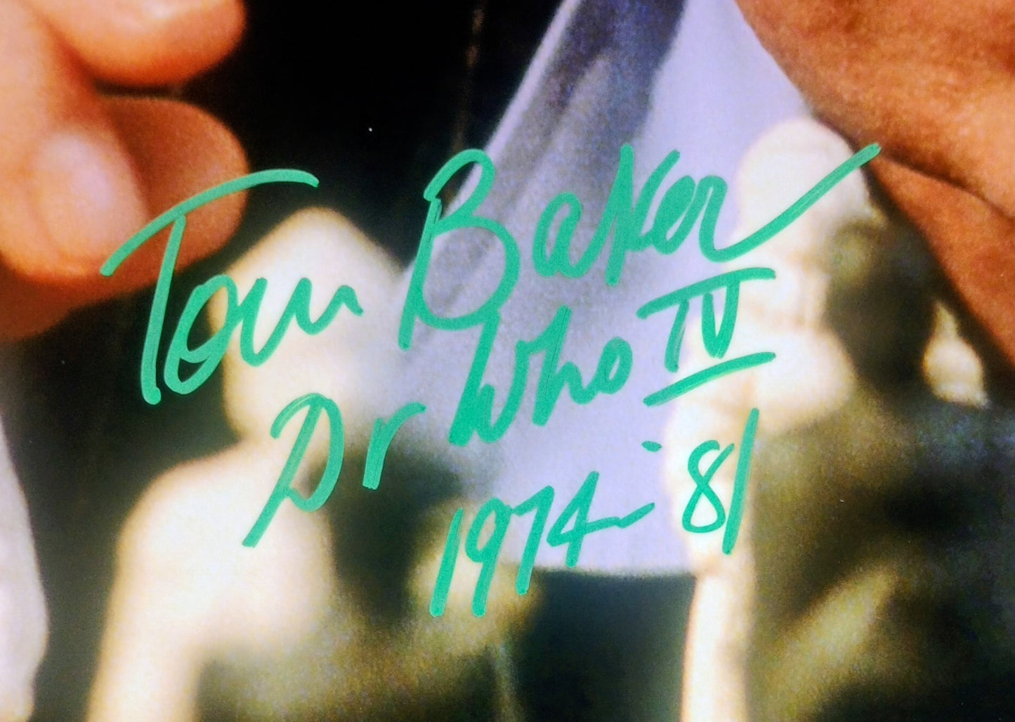 Tom Baker Hand Signed Autograph 11x14 Photo COA Doctor Who