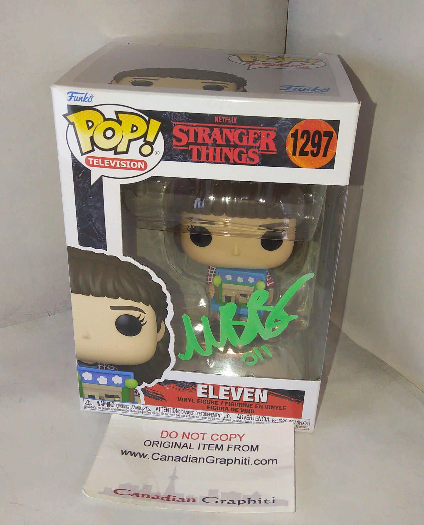 Millie Bobby Brown Hand Signed Autograph Stranger Things Funko Pop COA