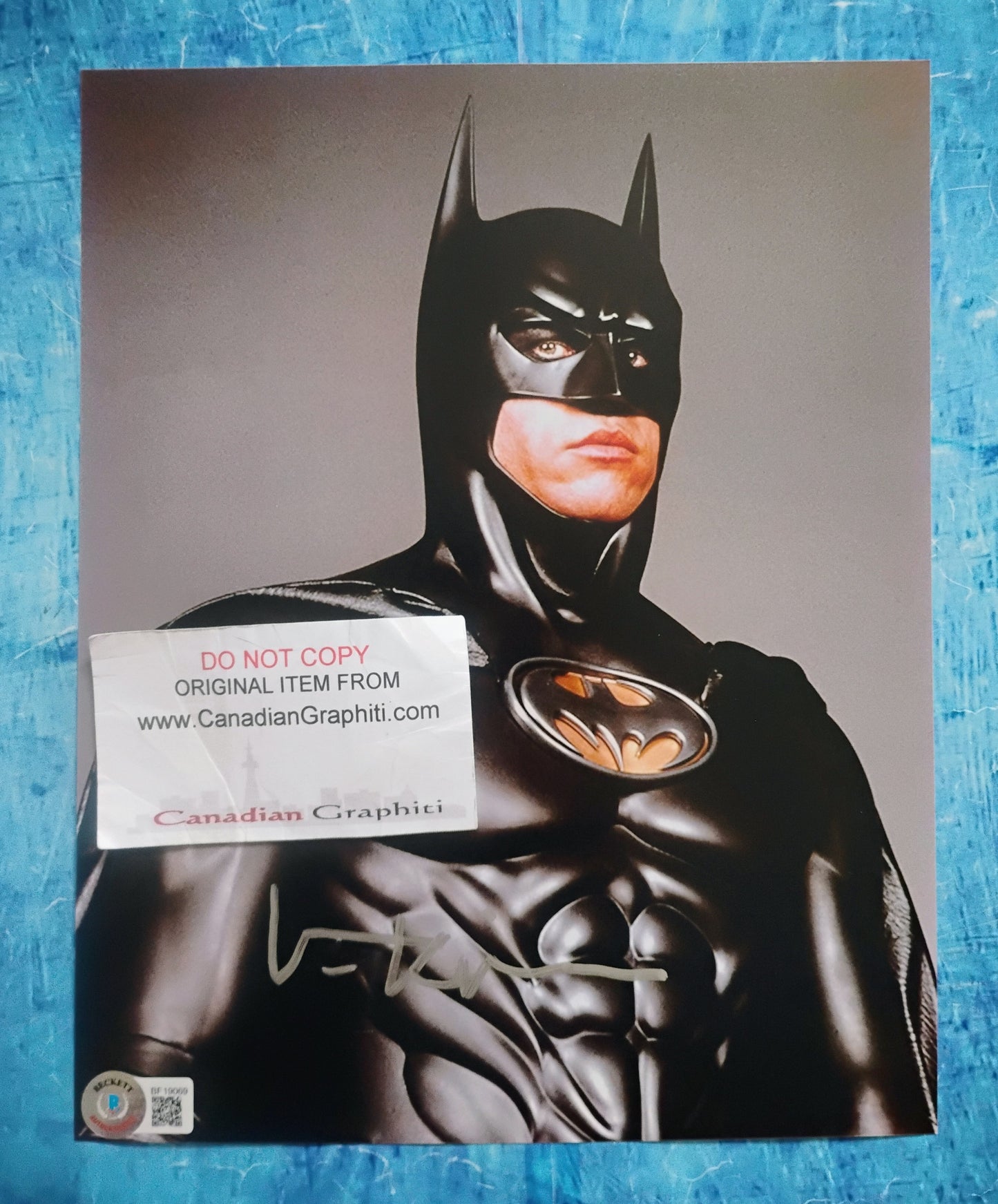 Val Kilmer Hand Signed Autograph 8x10 Photo BAS COA Batman