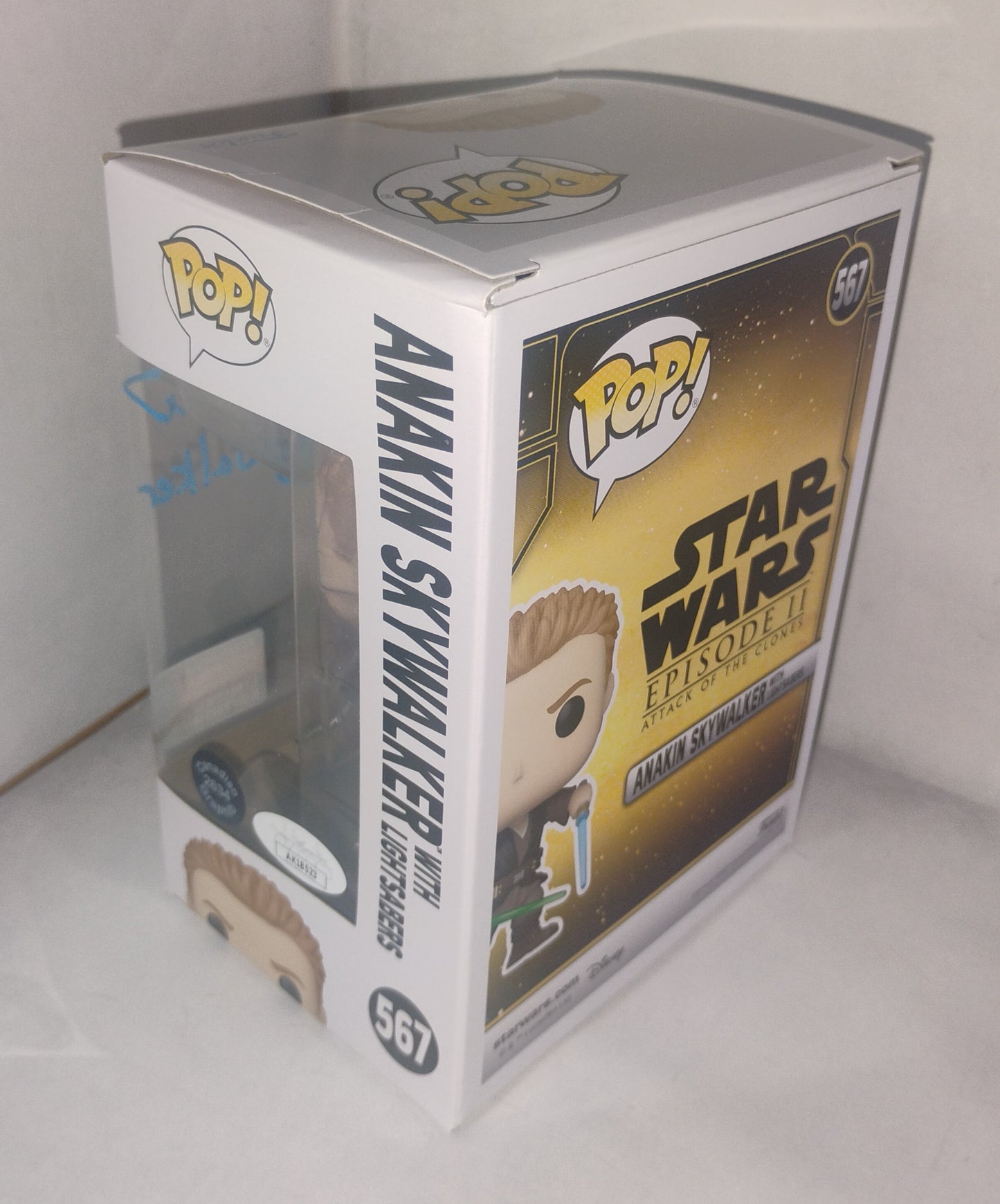 Hayden Christensen Hand Signed Autograph Funko Pop JSA COA Star Wars Anakin Skywalker