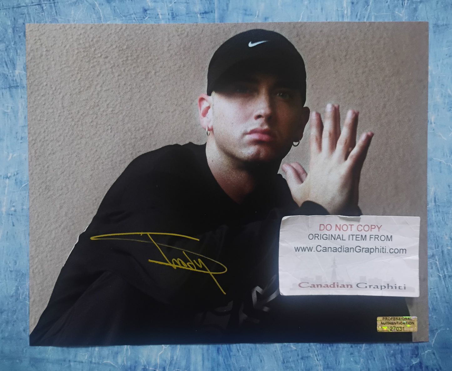Eminem Hand Signed Autograph 8x10 Photo COA