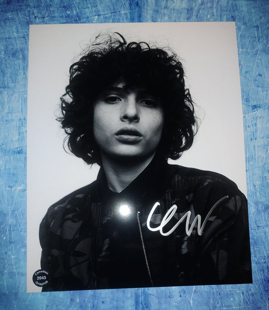 Finn Wolfhard Hand Signed Autograph 8x10 Photo COA