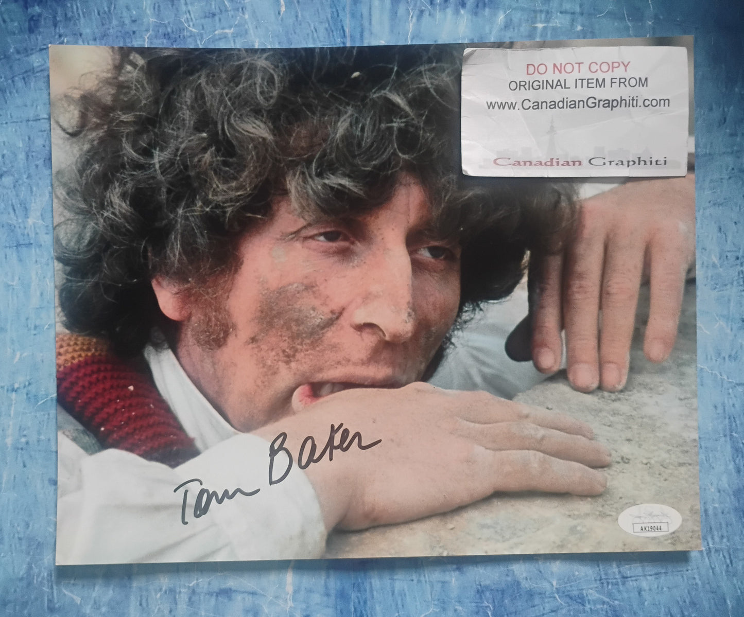Tom Baker Hand Signed Autograph 8x10 Photo JSA COA Doctor Who