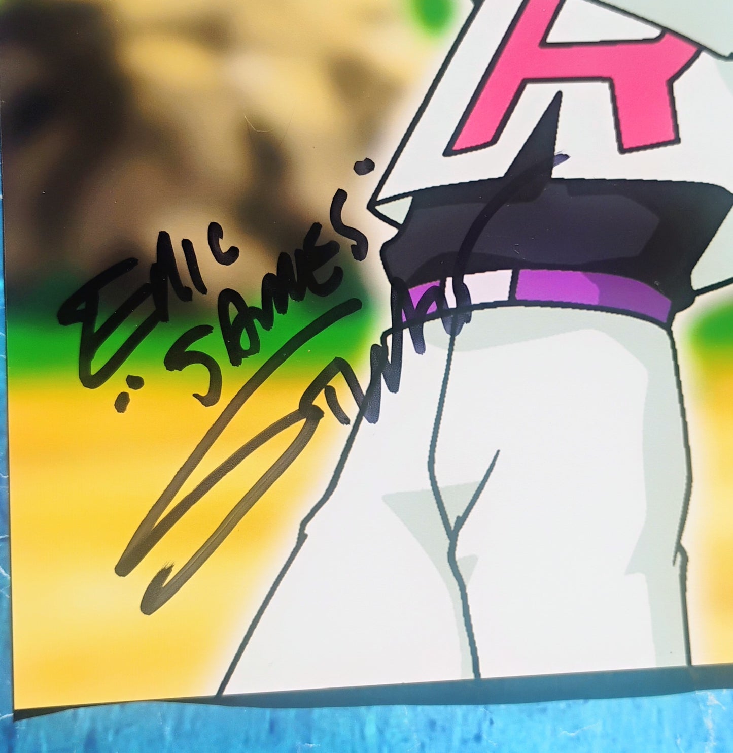 Rachael Lillis & Eric Stuart Hand Signed Autograph Photo JSA COA Pokemon
