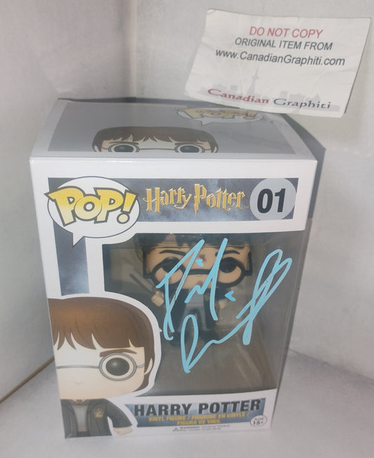 Daniel Radcliffe Hand Signed Autograph Harry Potter Funko Pop COA