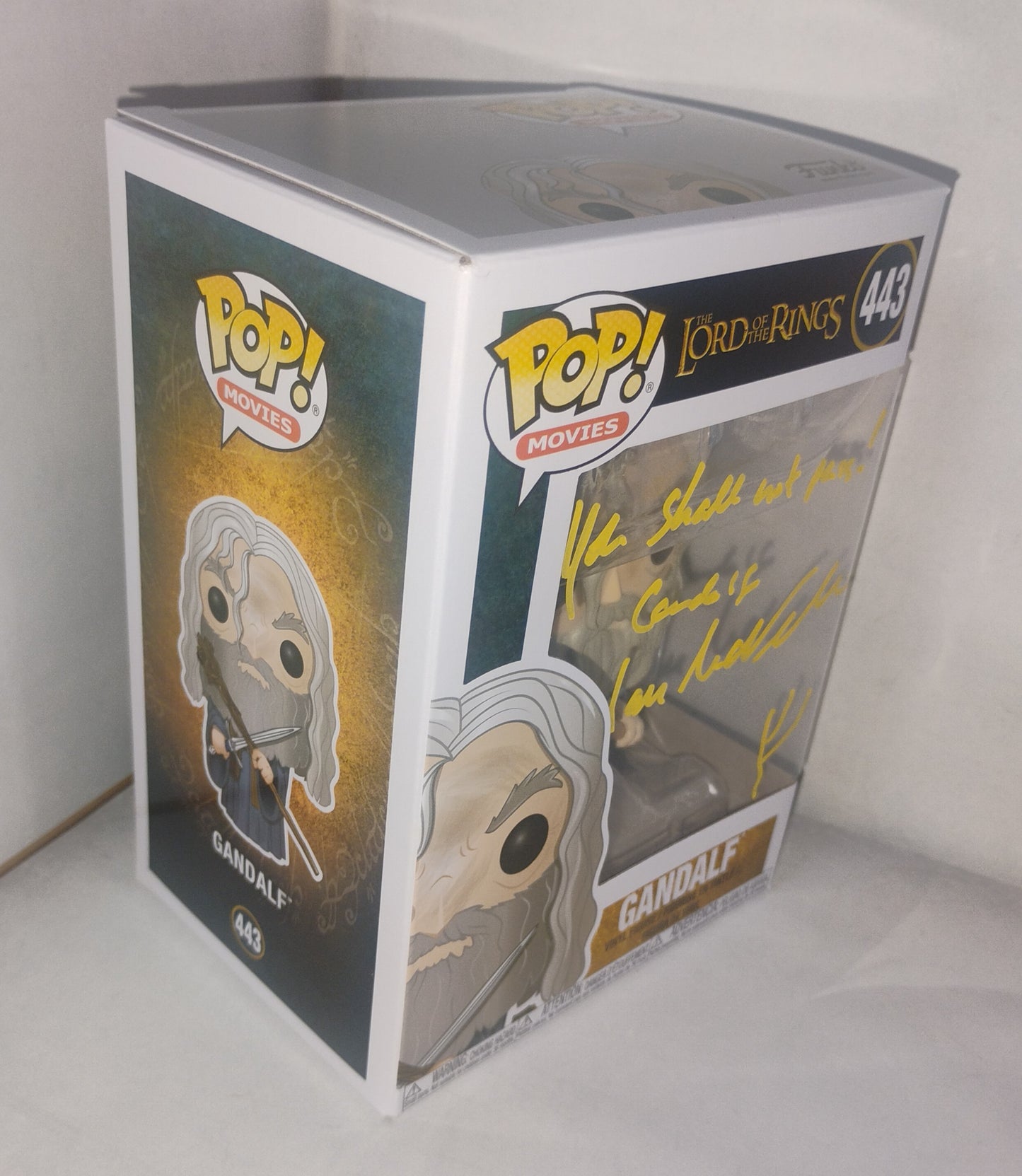 Ian McKellen Hand Signed Autograph Lord Of The Rings Funko Pop COA
