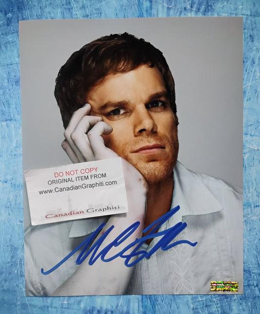 Michael C Hall Hand Signed Autograph 8x10 Photo COA Dexter