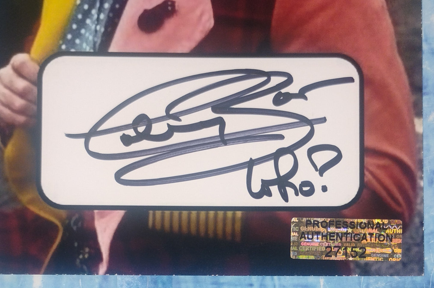 Colin Baker Hand Signed Autograph Photo COA Doctor Who