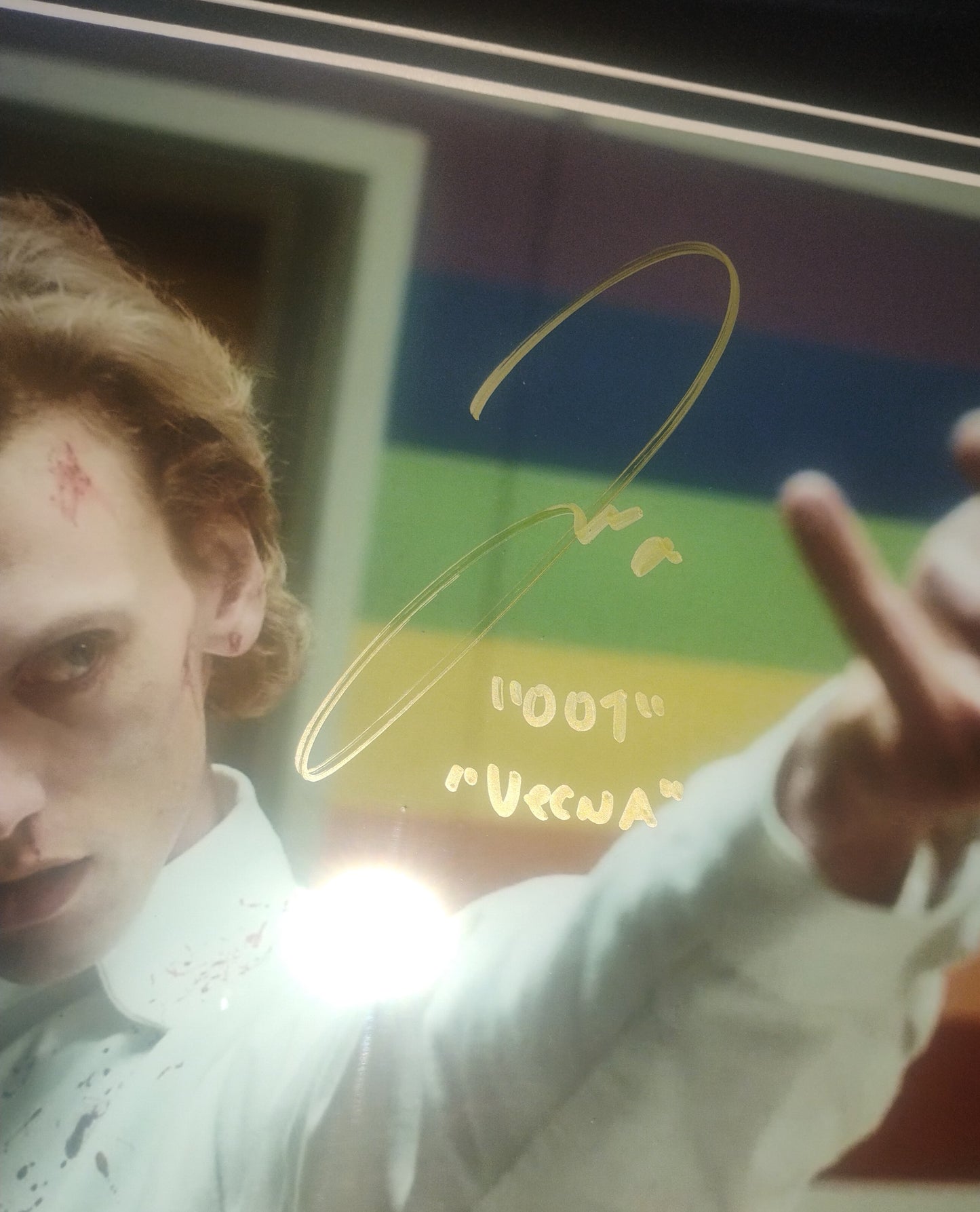Jamie Campbell Bower Hand Signed Autograph Photo Framed COA Stranger Things