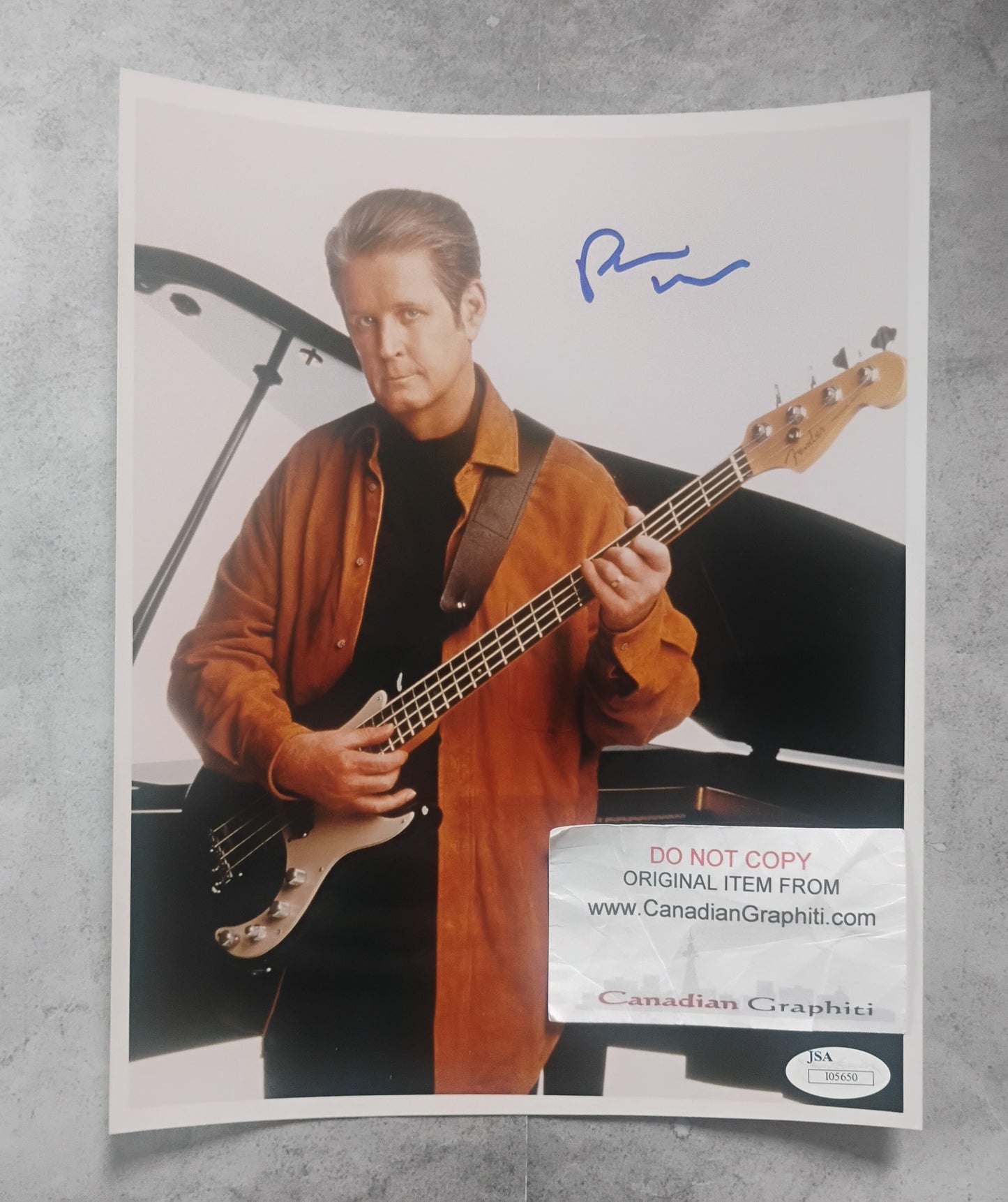 Brian Wilson Hand Signed Autograph 8x10 Photo JSA COA The Beach Boys