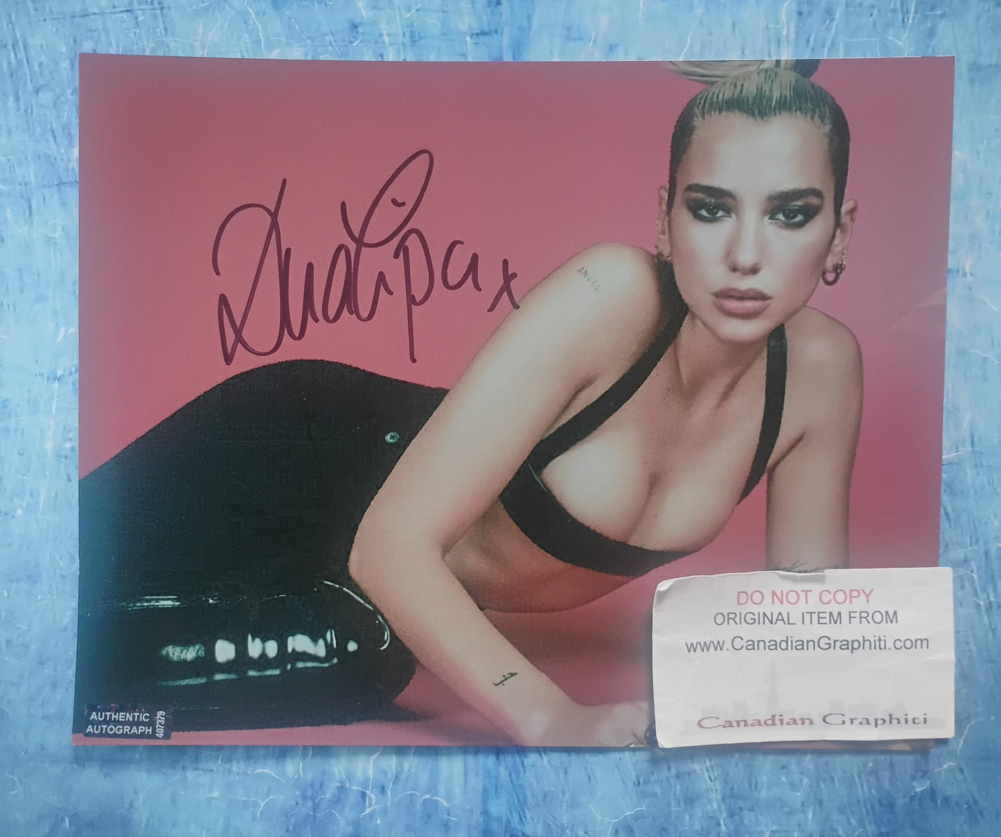 Dua Lipa Hand Signed Autograph 8x10 Photo COA