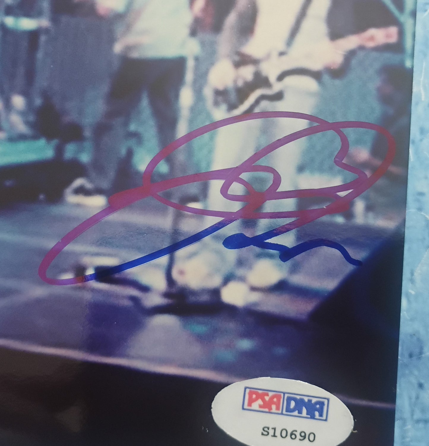 3 Doors Down Hand Signed Autograph 8x10 Photo PSA COA Brad Arnold, Todd Harrell, Matt Roberts