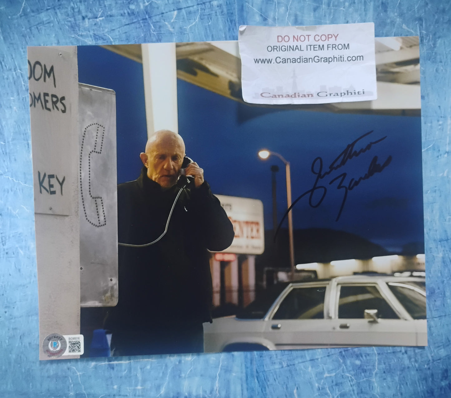 Jonathan Banks Hand Signed Autograph 8x10 Photo BAS COA Breaking Bad
