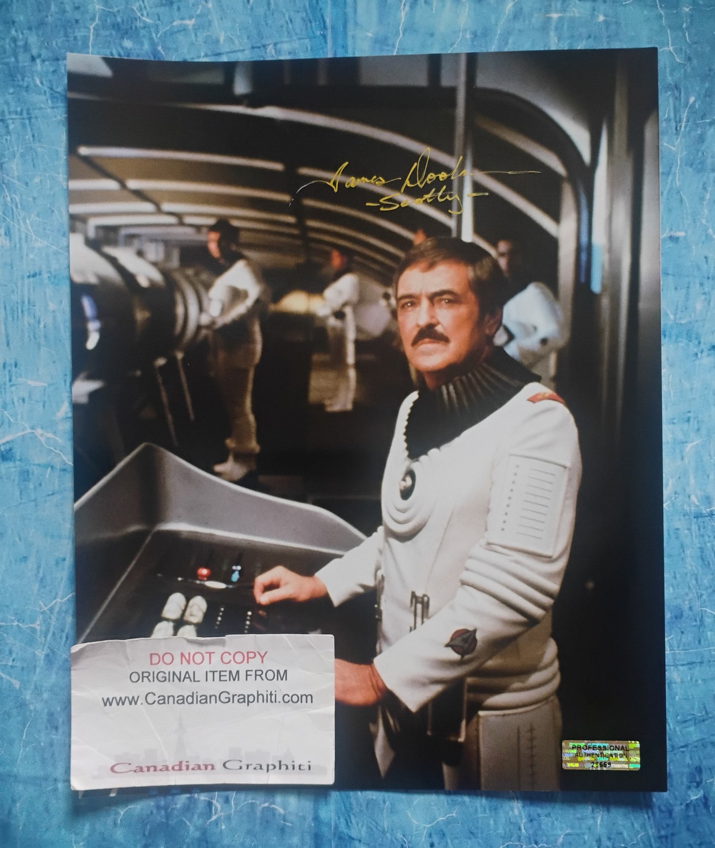 James Doohan Hand Signed Autograph 8x10 Photo COA Star Trek