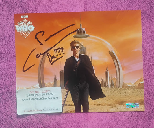 Peter Capaldi Hand Signed Autograph 8x10 Photo COA Doctor Who