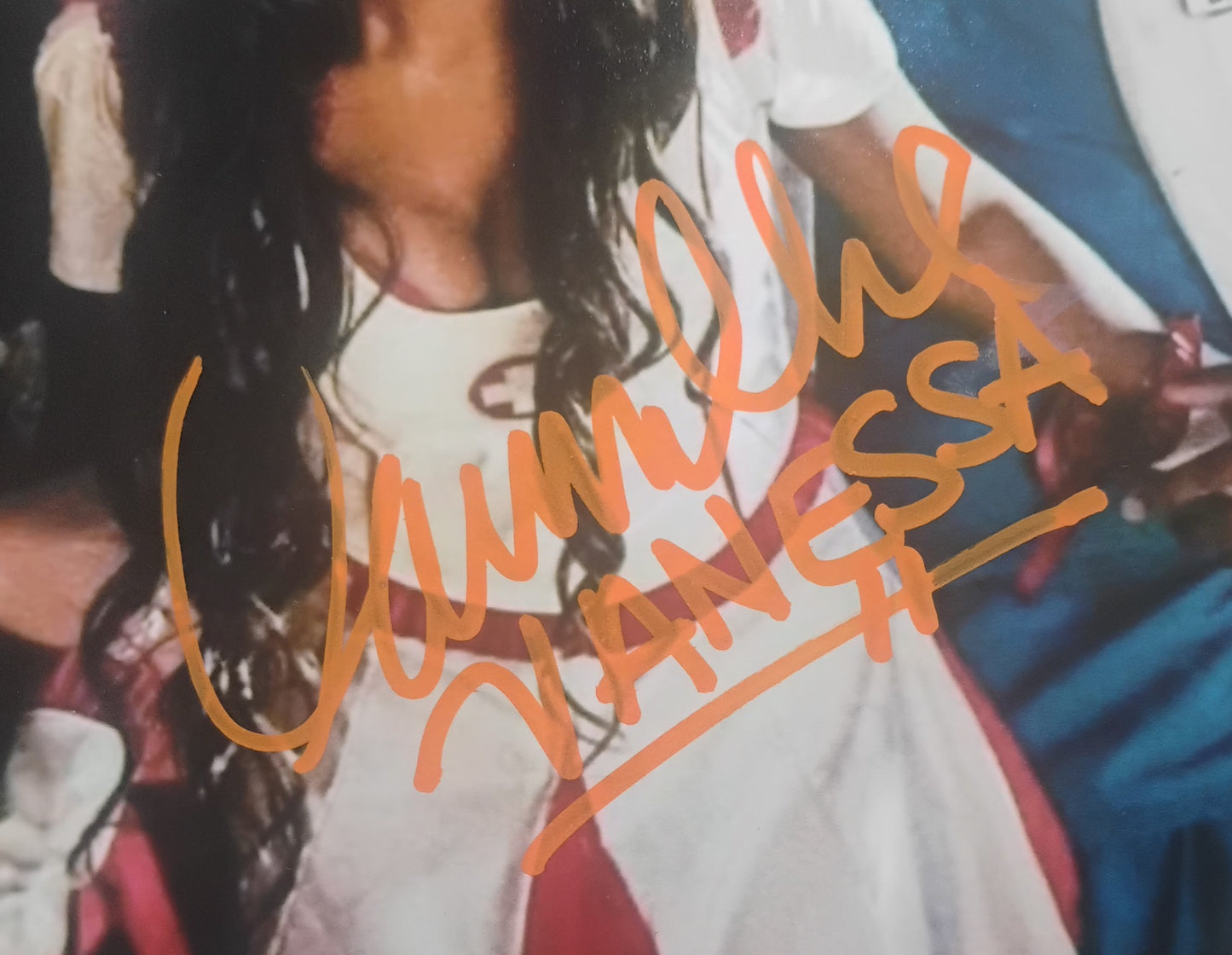 Halloween Cast Hand Signed 8x10 Photo JSA COA Nancy Stephens, Carmela McNeal & Michael Smallwood