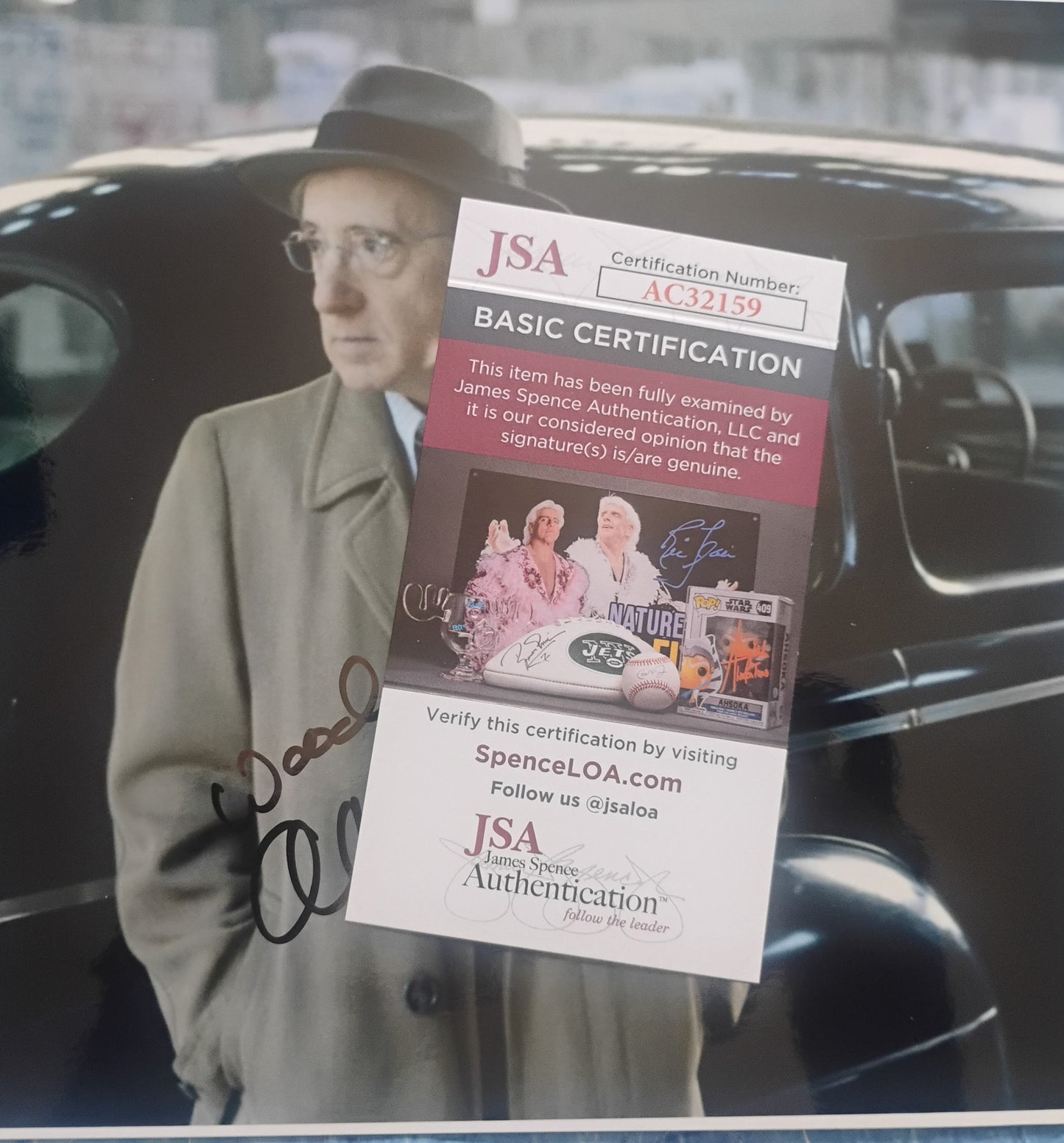 Woody Allen Hand Signed Autograph 8x10 Photo JSA COA
