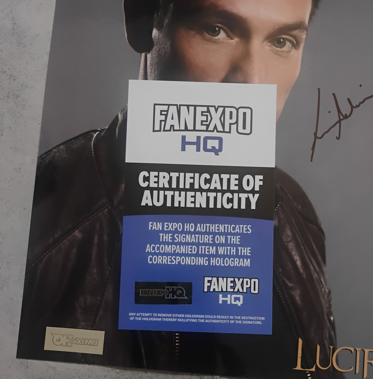 Kevin Alejandro Hand Signed Autograph 8x10 Photo COA Lucifer
