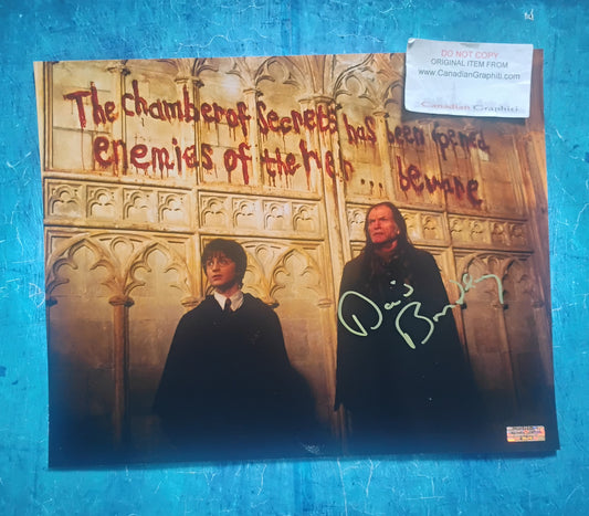 David Bradley Hand Signed Autograph 11x14 Photo COA Harry Potter