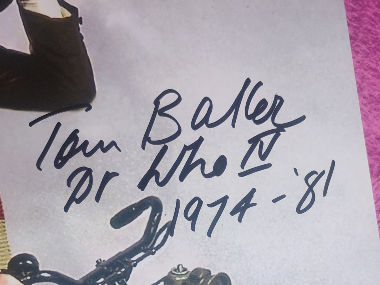 Tom Baker Hand Signed Autograph 11x14 Photo COA Doctor Who