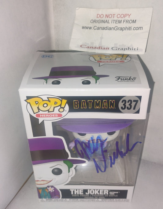 Jack Nicholson Hand Signed Autograph Joker Funko Pop COA Batman