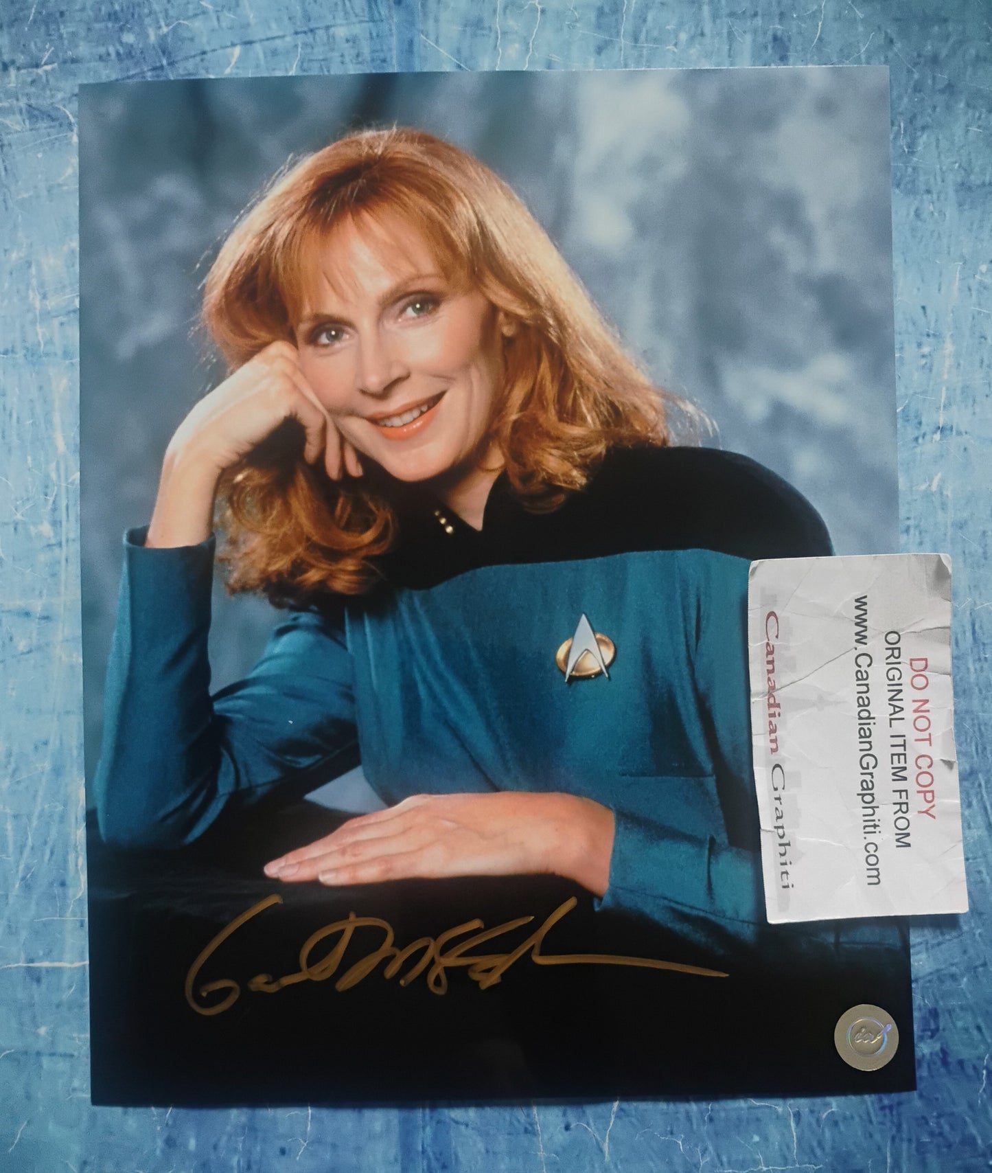 Gates McFadden Hand Signed Autograph 8x10 Photo COA Star Trek