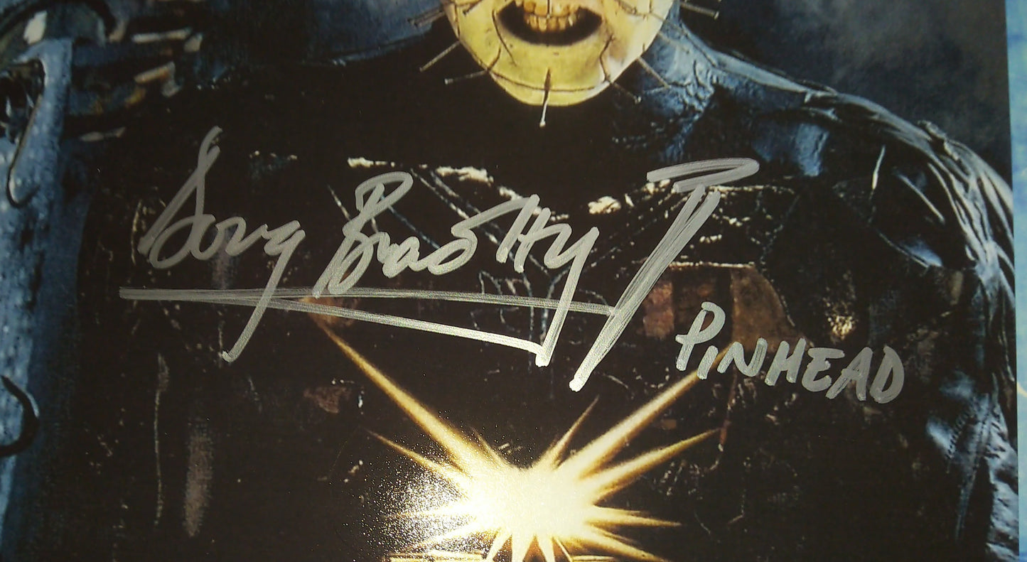 Doug Bradley Hand Signed Autograph 8x10 Photo COA + JSA Hellraiser