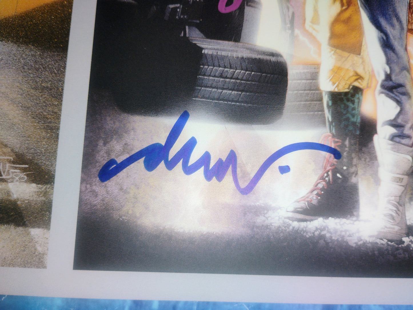 Back To The Future 4x Hand Signed Autograph Artwork Print COA Drew Struzan