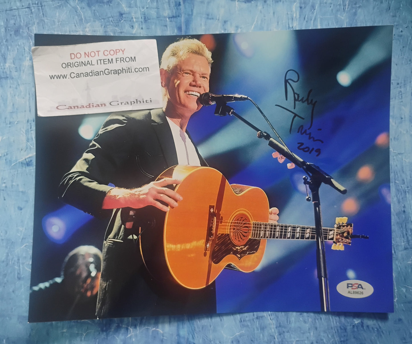 Randy Travis Hand Signed Autograph 8x10 Photo PSA COA