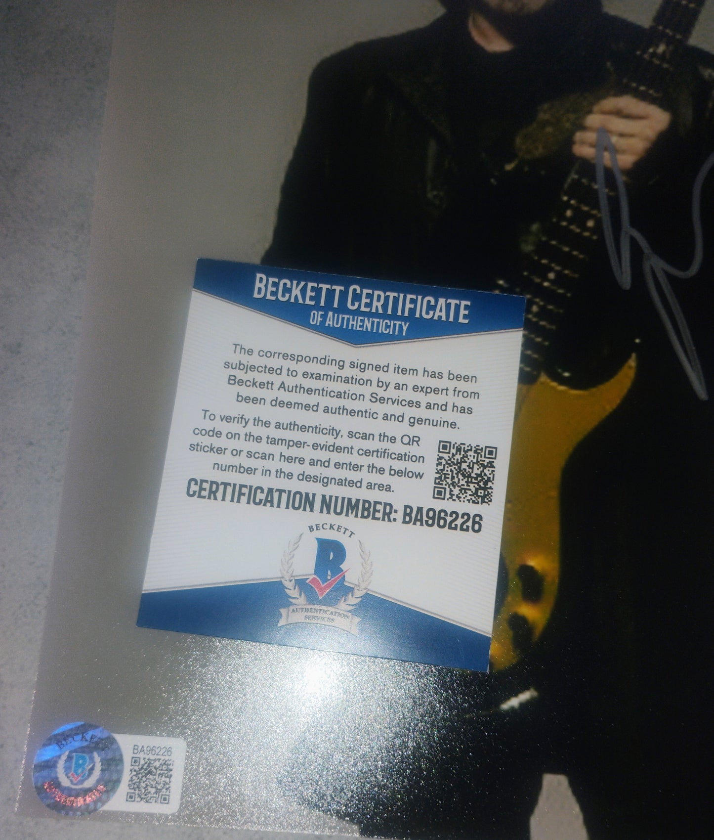 Geezer Butler Hand Signed Autograph 8x10 Photo BAS COA