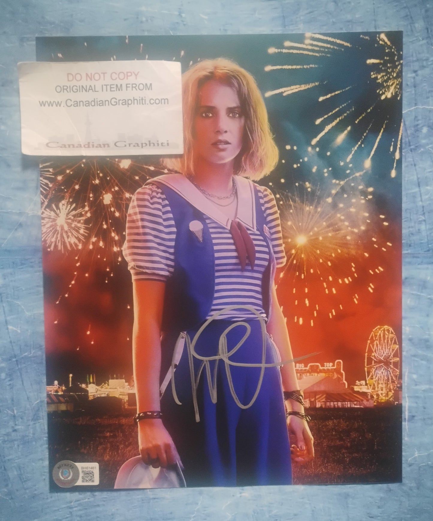 Maya Hawke Hand Signed Autograph 8x10 Photo BAS COA Stranger Things