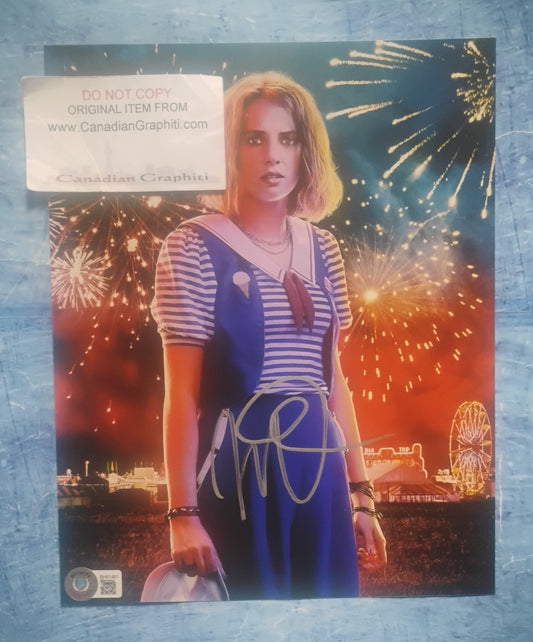 Maya Hawke Hand Signed Autograph 8x10 Photo BAS COA Stranger Things