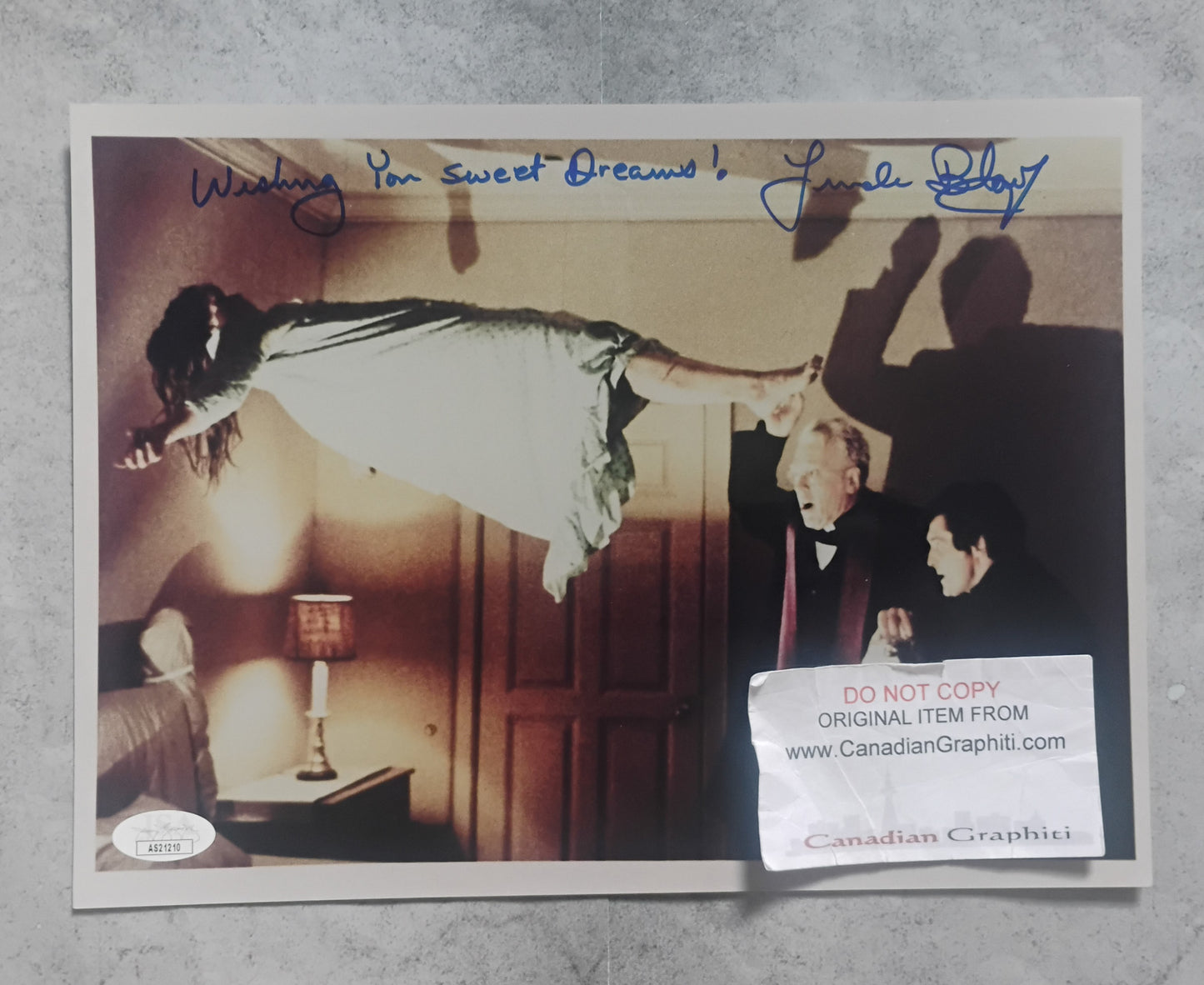Linda Blair Hand Signed Autograph 8x10 Photo JSA COA Exorcist
