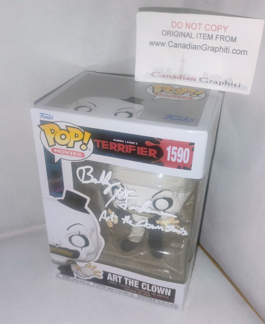 Bobby McFarlane Hand Signed Autograph Art The Clown Funko Pop COA Terrifier