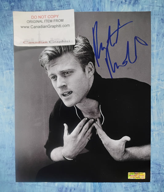 Robert Redford Hand Signed Autograph 8x10 Photo COA