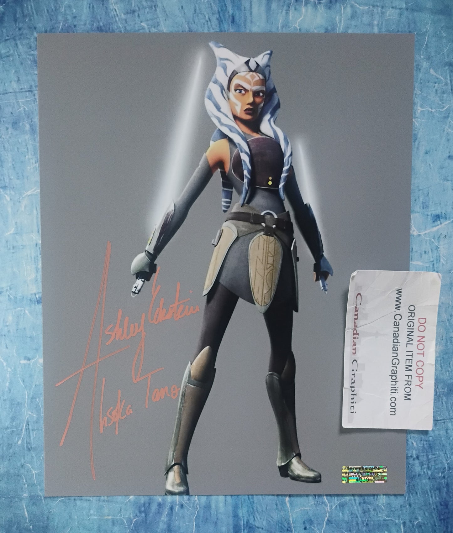 Ashley Eckstein Hand Signed Autograph 8x10 Photo COA Star Wars Clone Wars