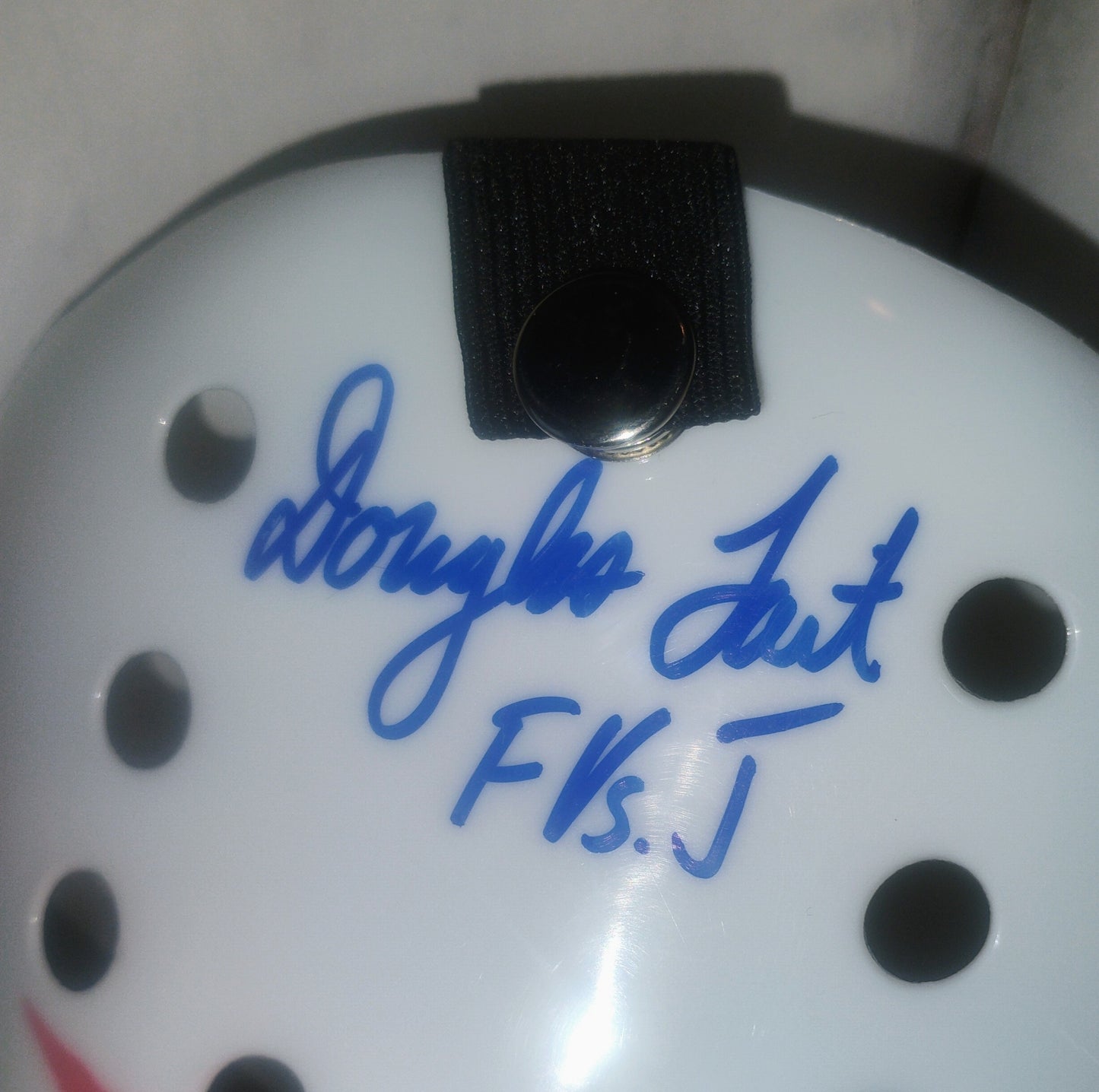 Ken Kerzinger & Douglas Tait Hand Signed Autograph Jason Mask COA