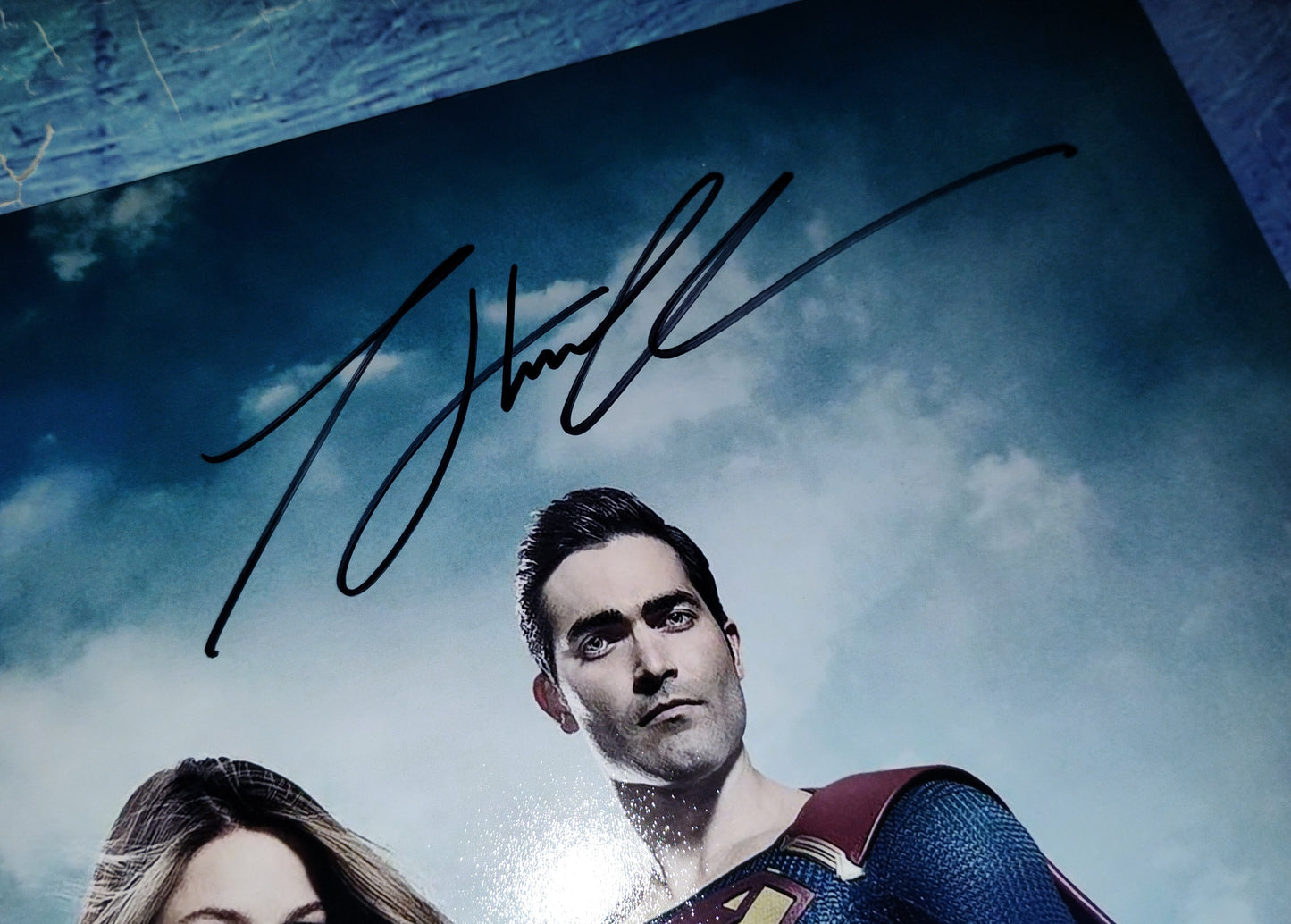 Tyler Hoechlin & Melissa Benoist Hand Signed Autograph 11x14 Photo COA