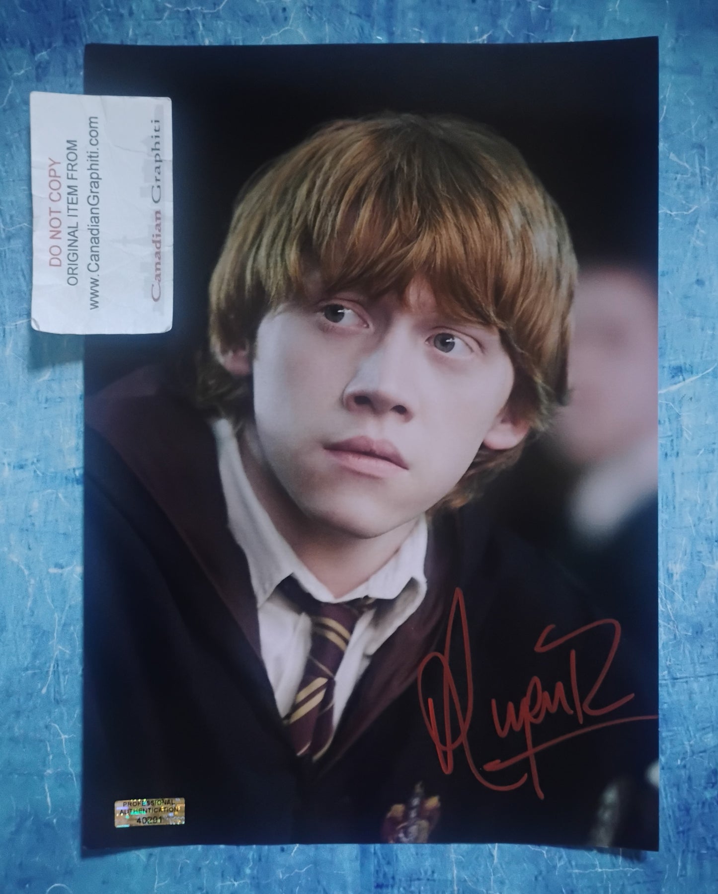 Rupert Grint Hand Signed Autograph Photo COA Harry Potter