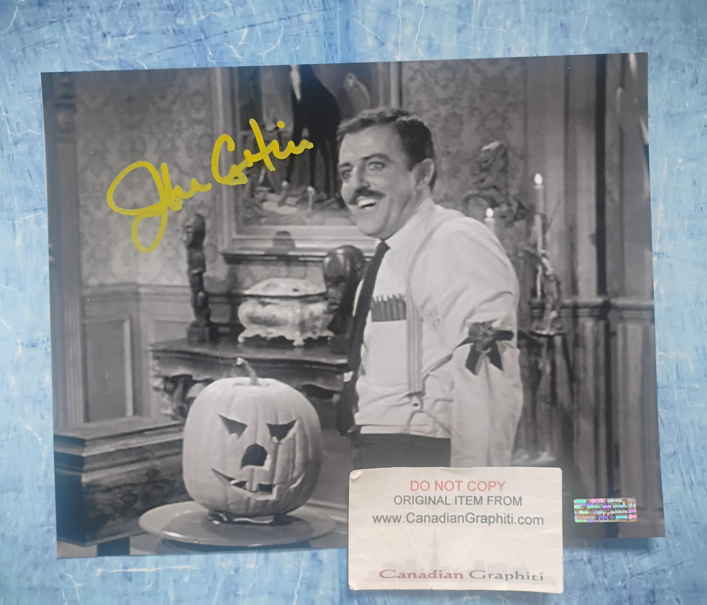 John Astin Hand Signed Autograph 8x10 Photo COA The Addams Family