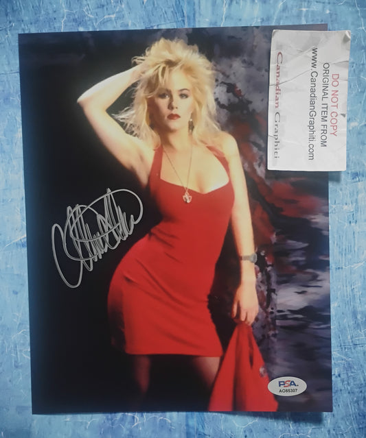 Christina Applegate Hand Signed Autograph 8x10 Photo PSA COA Married With Children