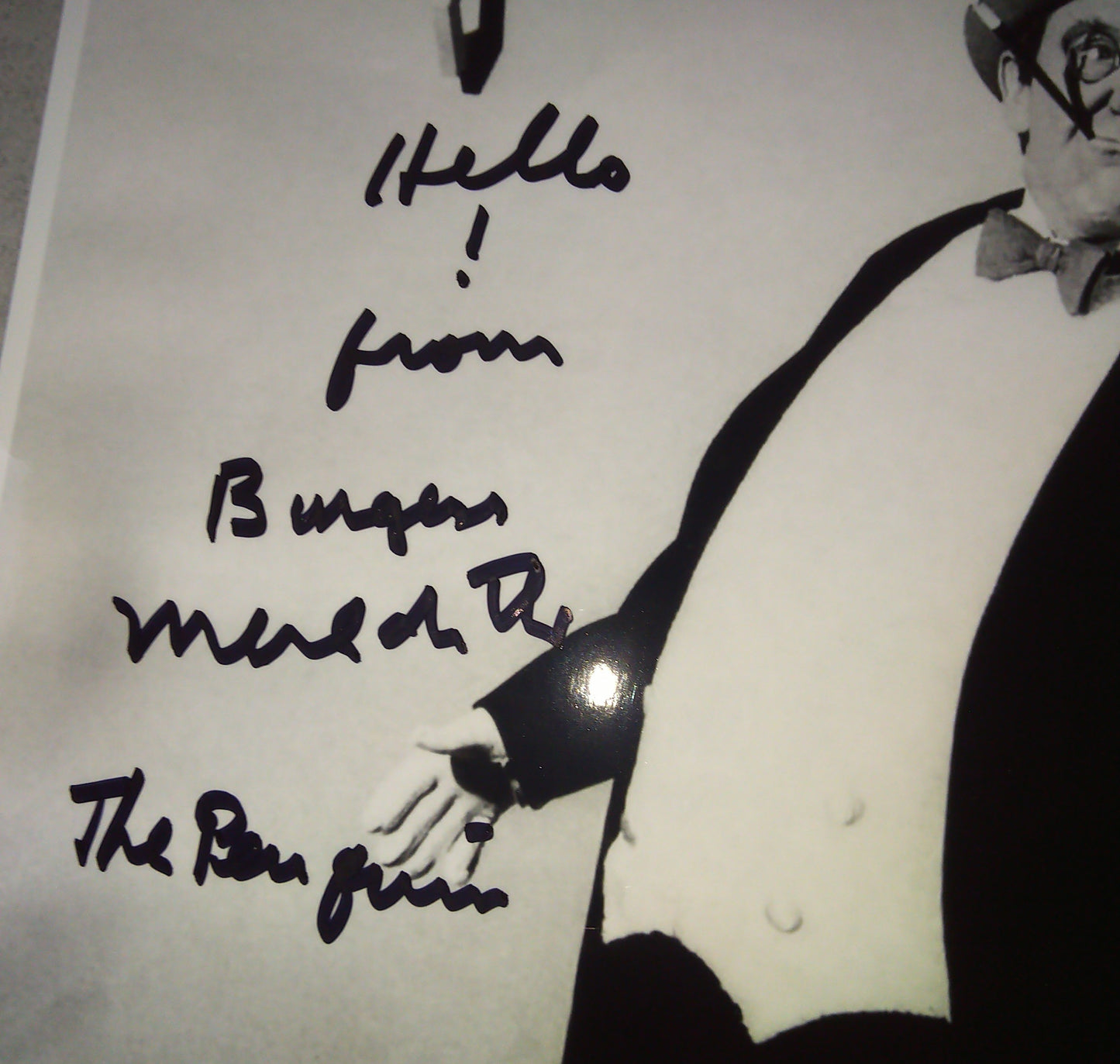 Burgess Merideth Hand Signed Autograph 8x10 Photo COA Batman