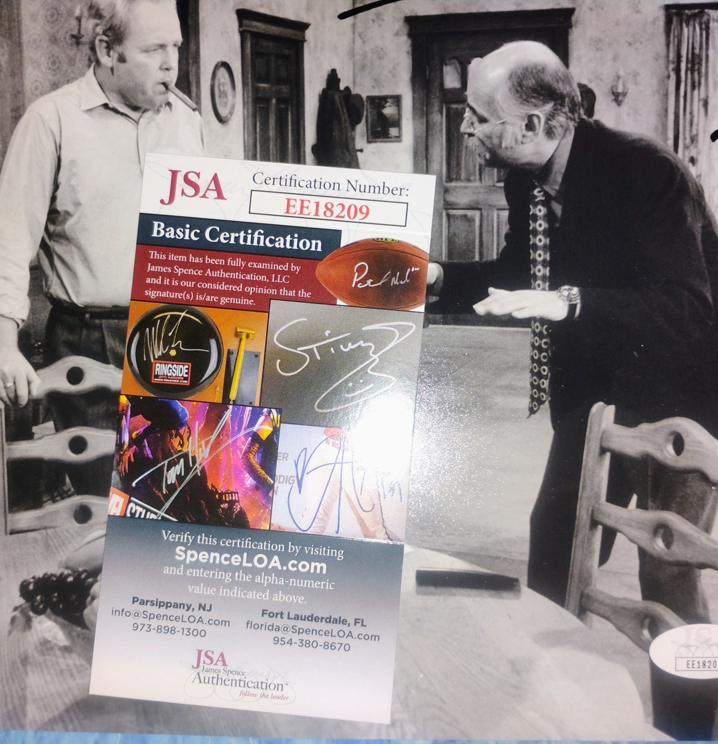 Norman Lear Hand Signed Autograph 8x10 Photo JSA COA All In The Family